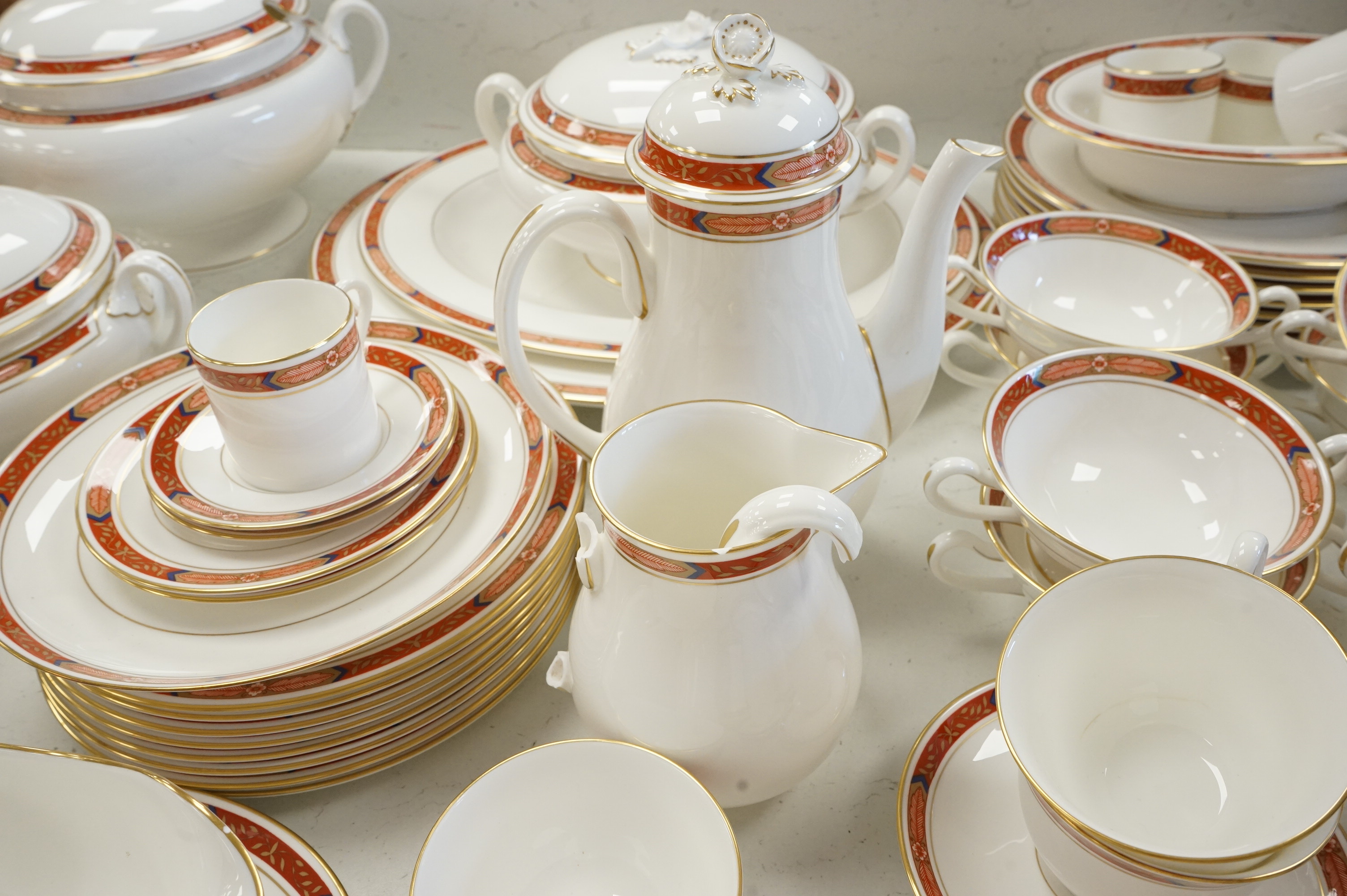 A Royal Worcester Beaufort dinner service